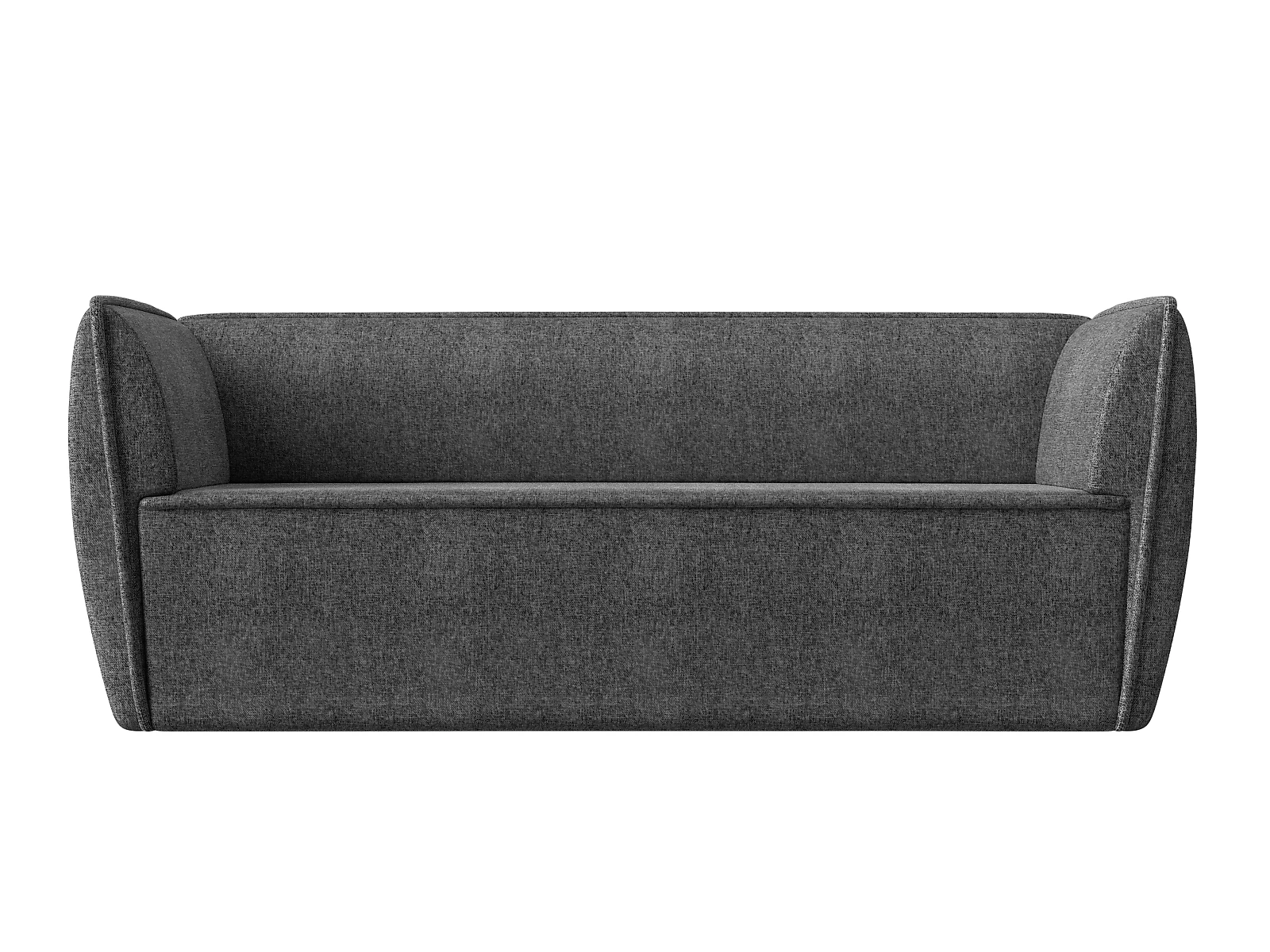 Прямой диван серого цвета Бергамо-3 Кантри Дизайн 5