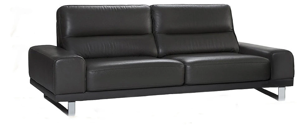 Модульный диван кожаный Рипозо Блэк