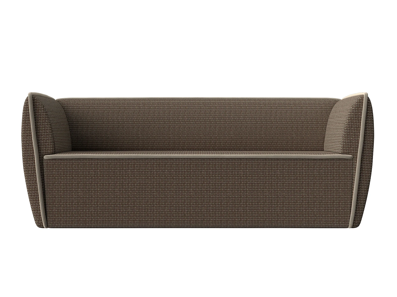 Узкий прямой диван Бергамо-3 Дизайн 4