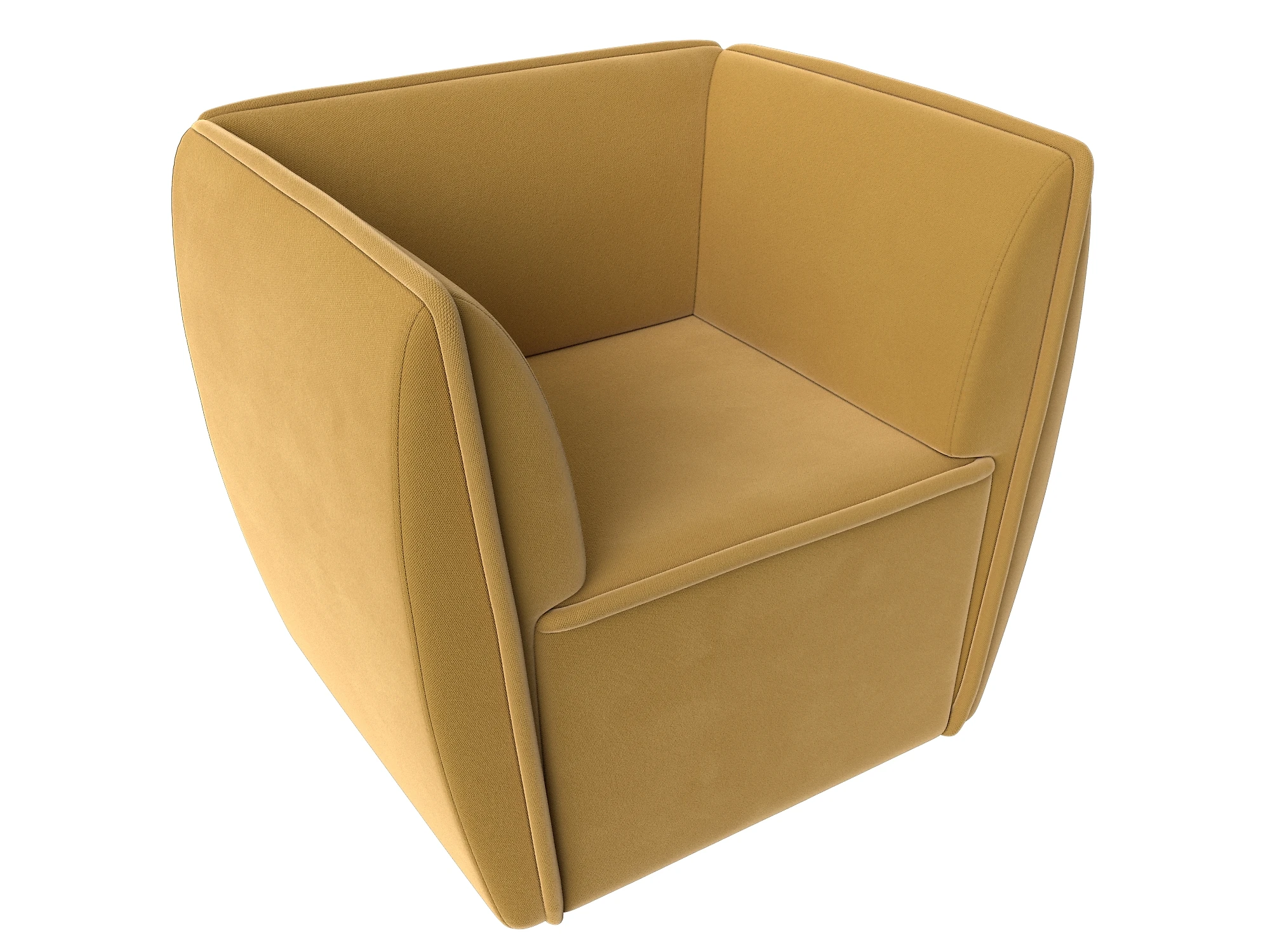 кресло желтого цвета Бергамо Дизайн 11