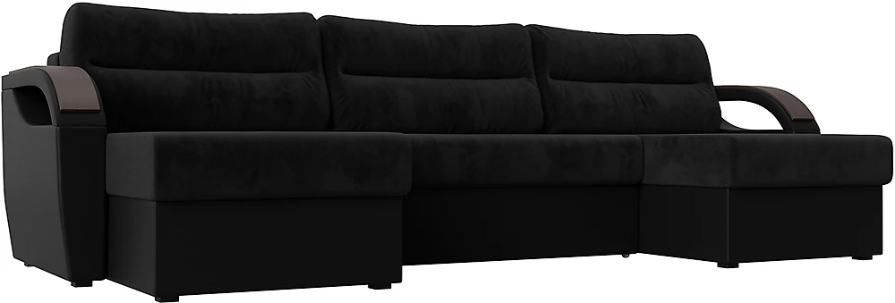 Угловой диван для гостиной Форсайт Микс Плюш 8