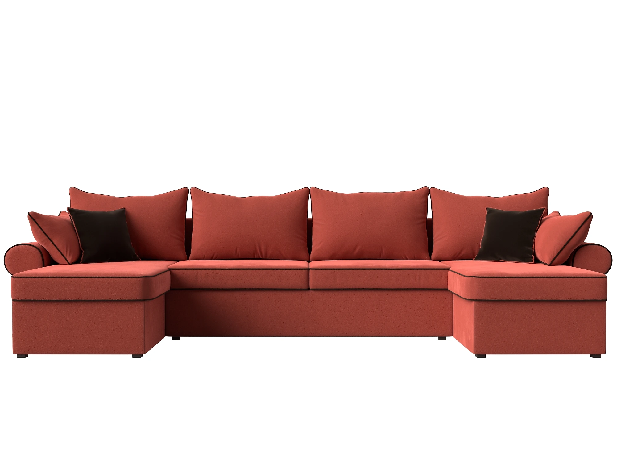 Красный диван Элис-П Дизайн 5