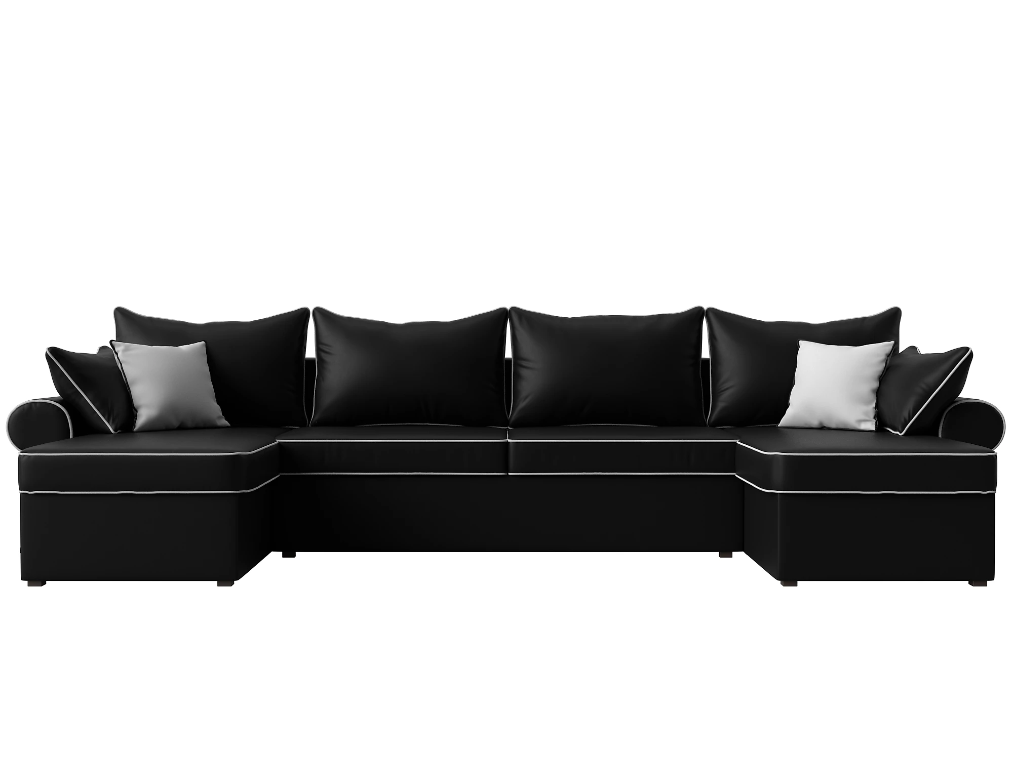 Раскладной кожаный диван Элис-П Дизайн 13