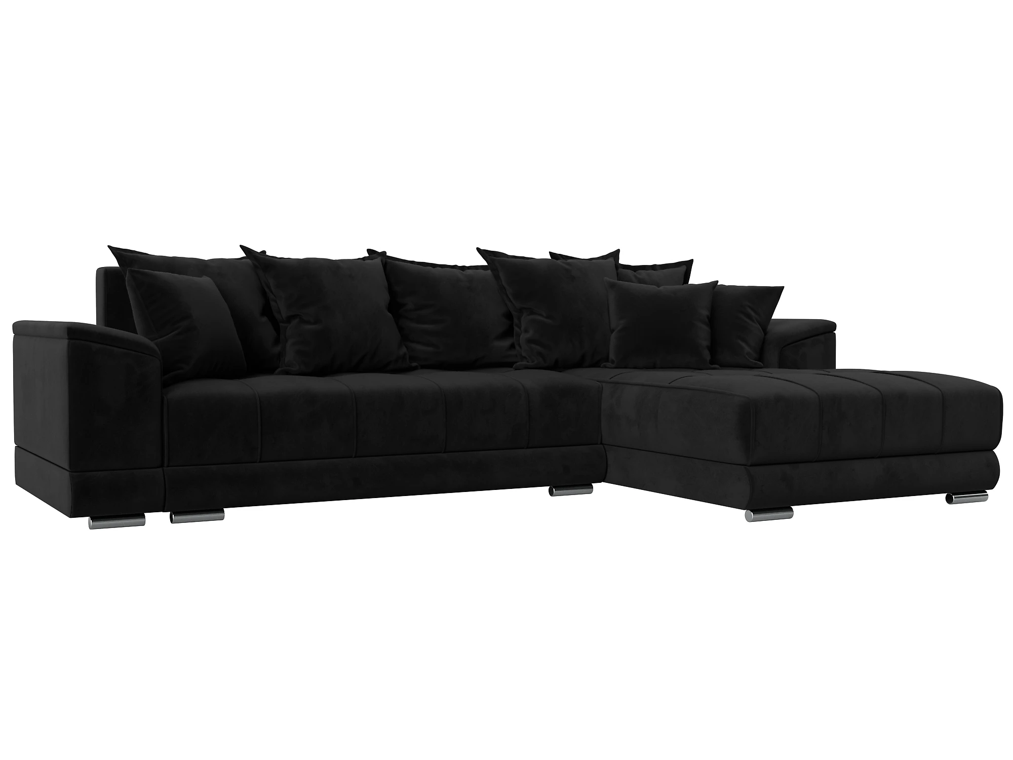 Угловой диван с ящиком для белья НордСтар Плюш Дизайн 8