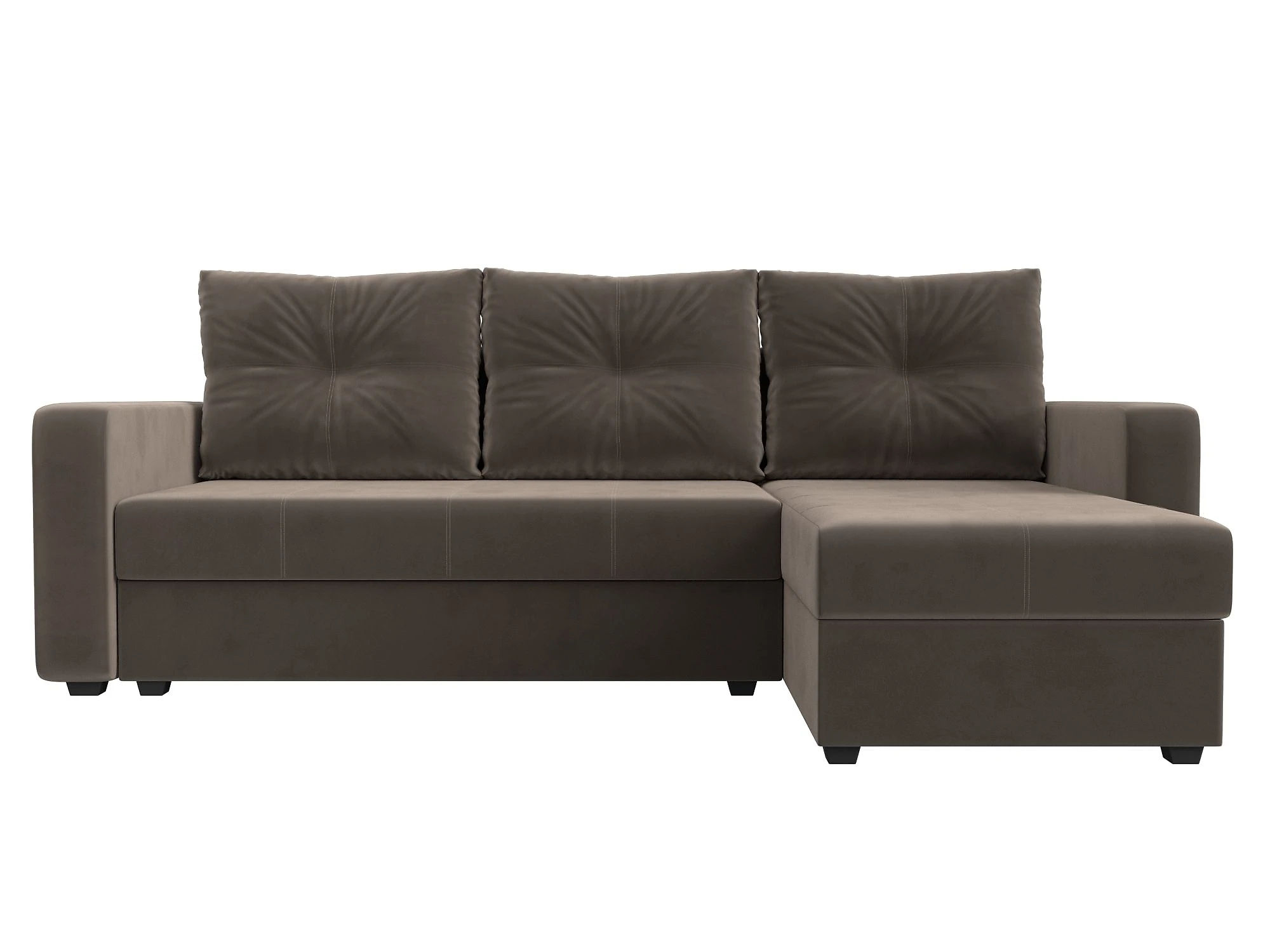 Угловой диван из ткани антикоготь Ливерпуль Лайт Плюш Дизайн 5