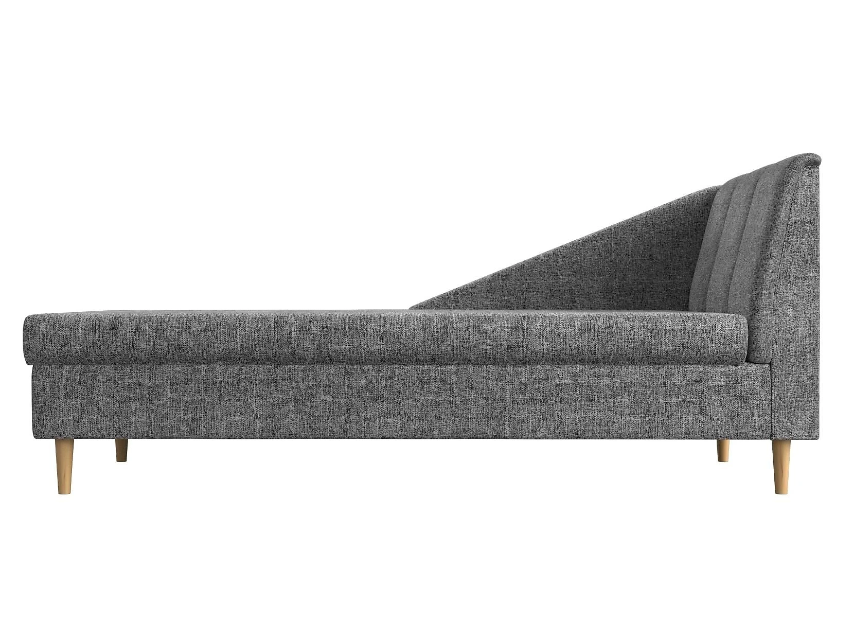 Прямой диван серого цвета Астер Кантри Дизайн 2