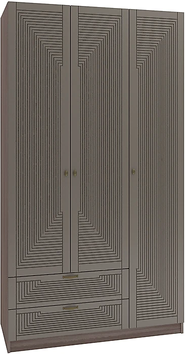 Шкаф коричневого цвета Фараон Т-4 Дизайн-2