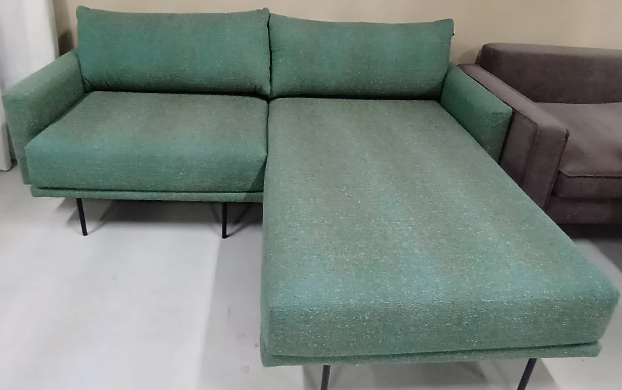 Угловой диван на деревянном каркасе Мисл-1 Textile Azure арт. 2001634614