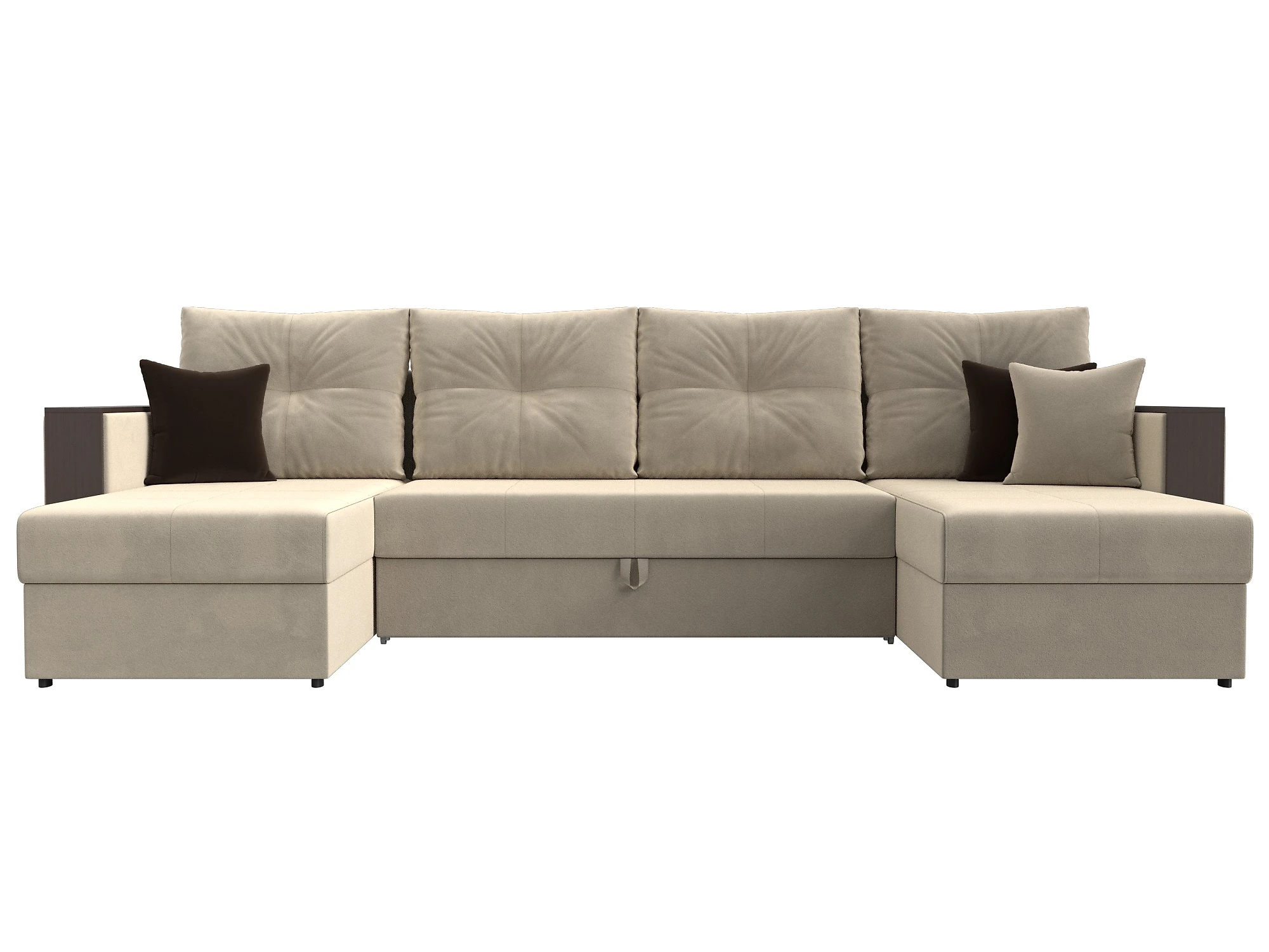 Угловой диван на деревянном каркасе Валенсия-П Дизайн 1