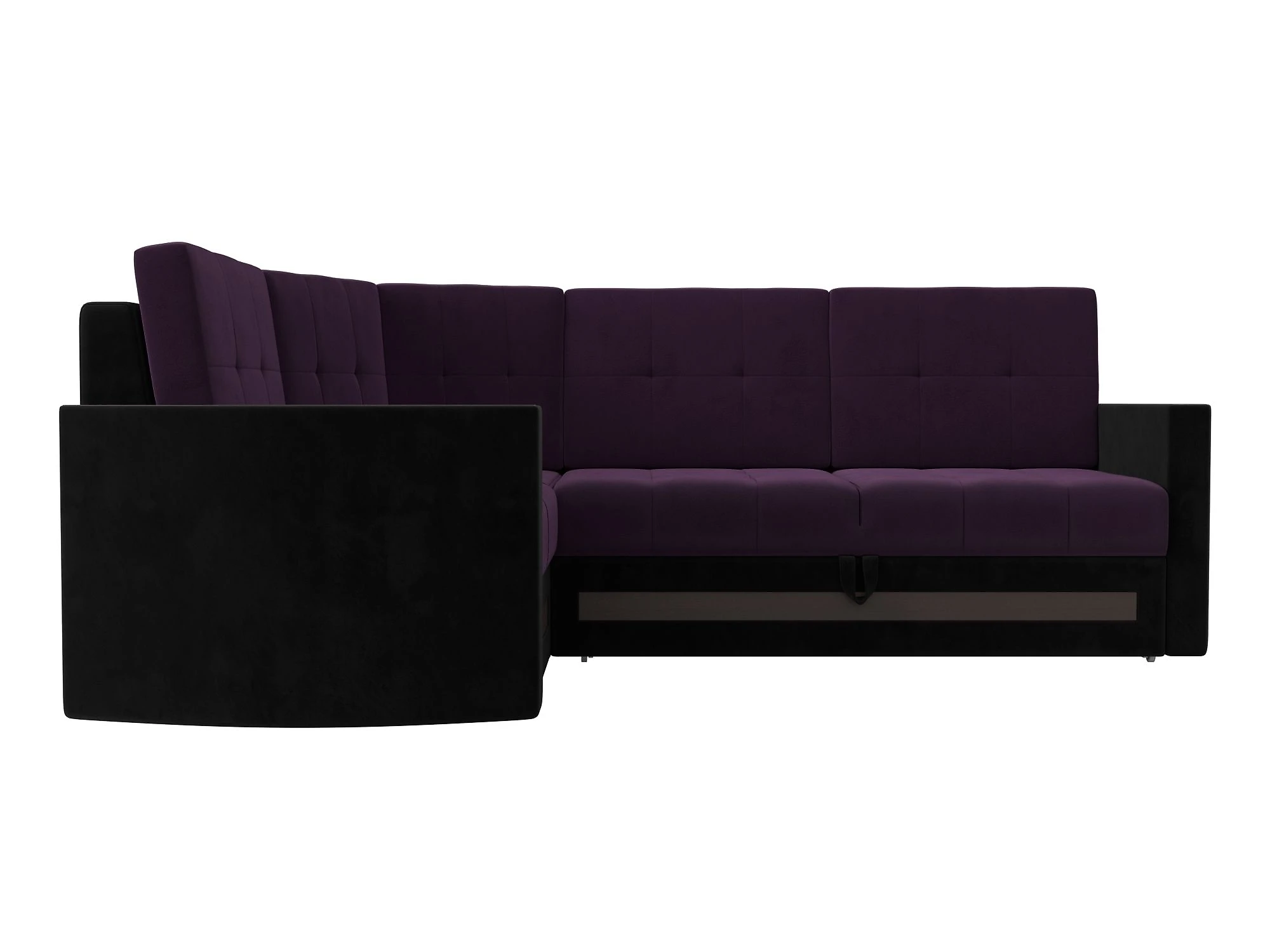 Угловой диван из ткани антикоготь Белла Плюш Дизайн 14