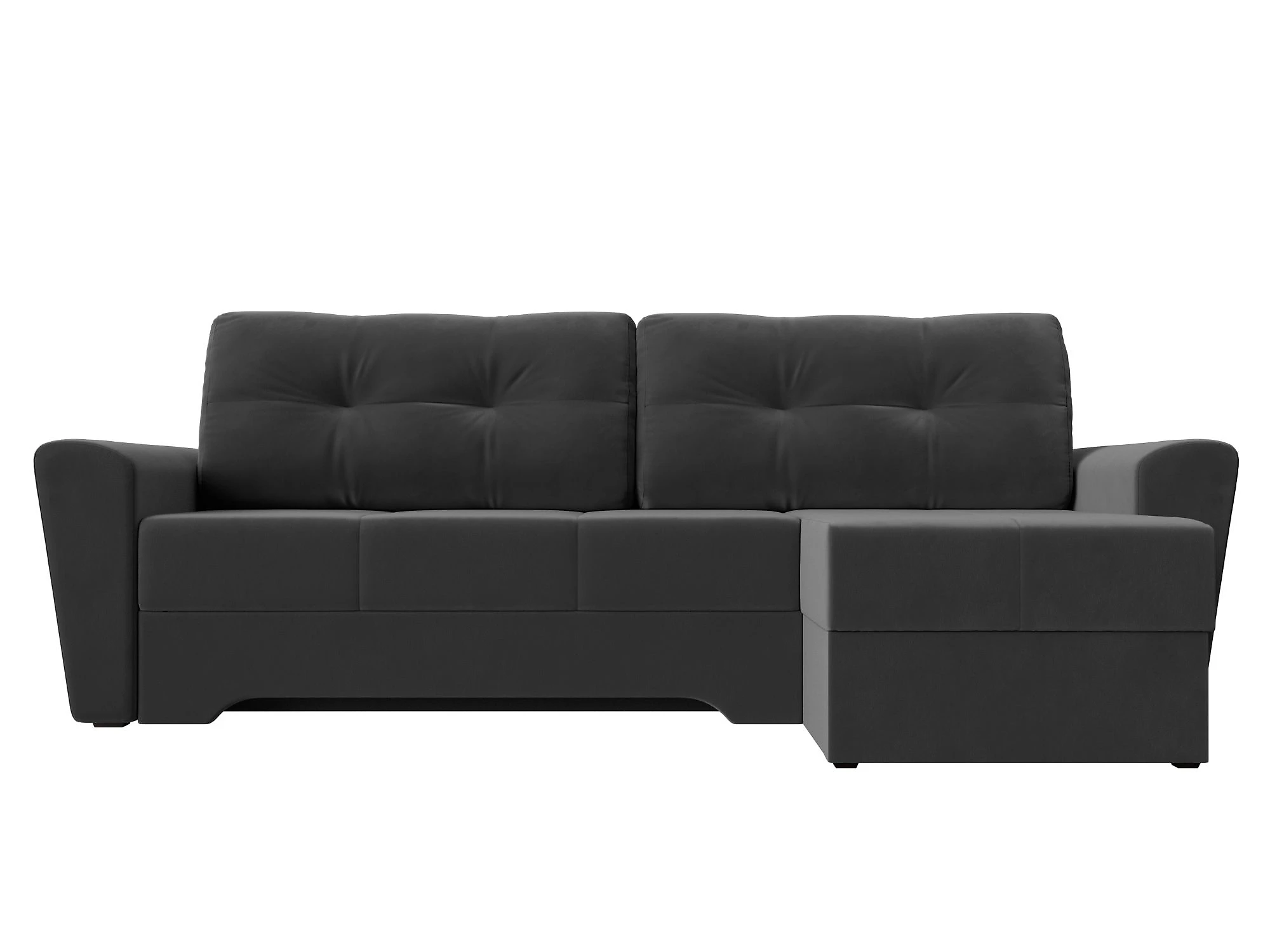 Угловой диван из велюра Амстердам Плюш Дизайн 5
