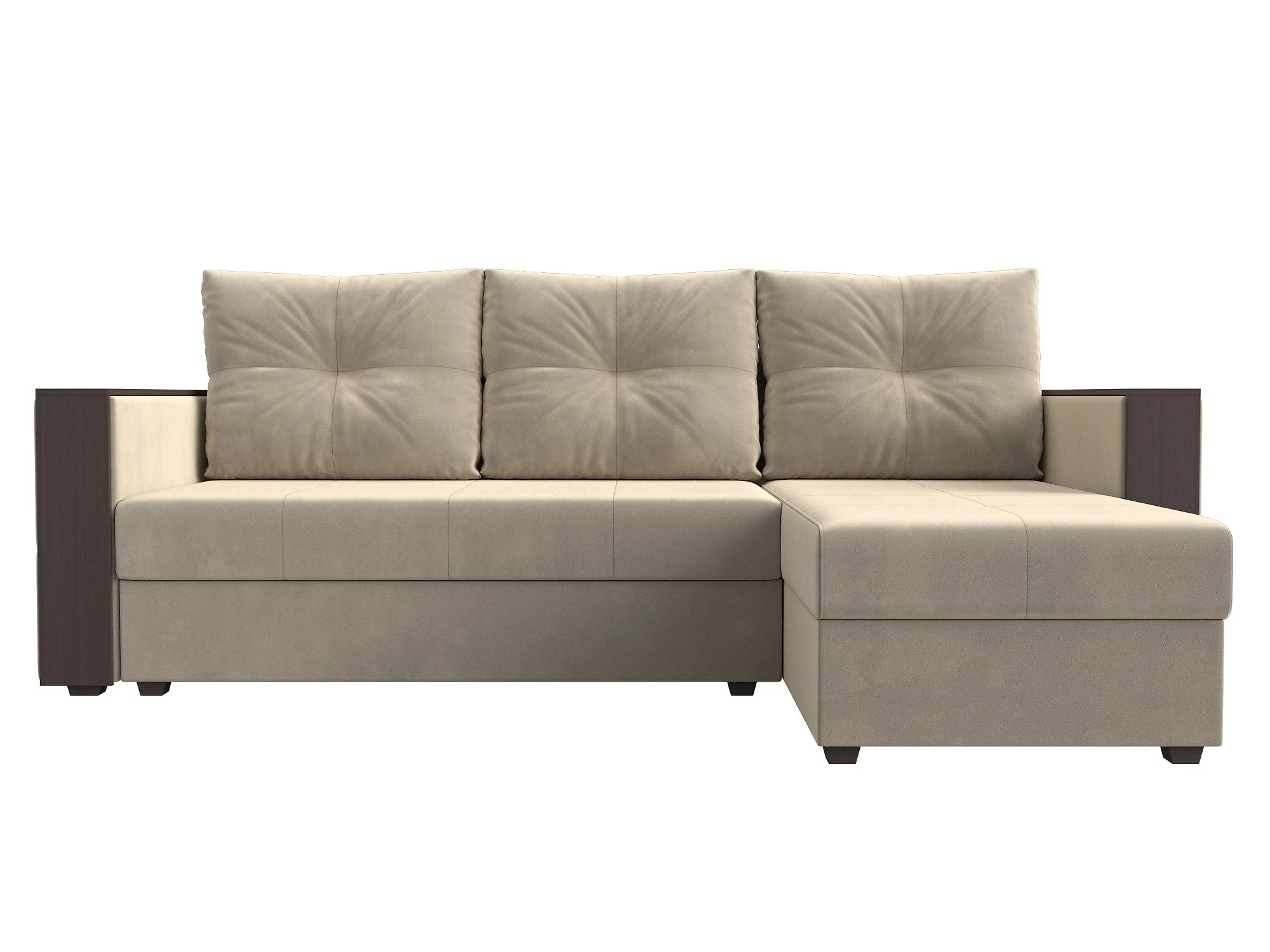 Угловой диван с правым углом Валенсия Лайт Дизайн 1