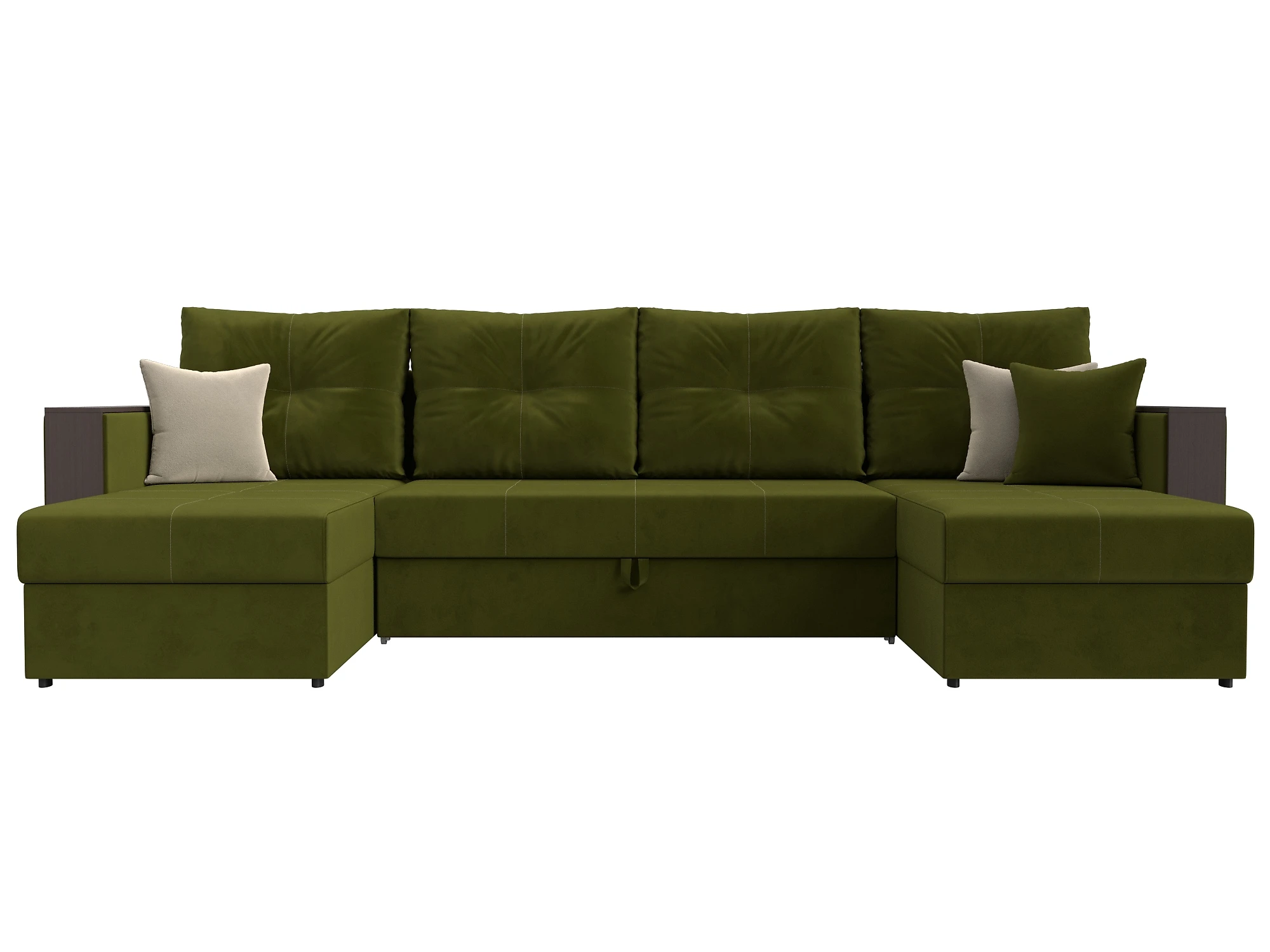 Угловой диван на деревянном каркасе Валенсия-П Дизайн 2