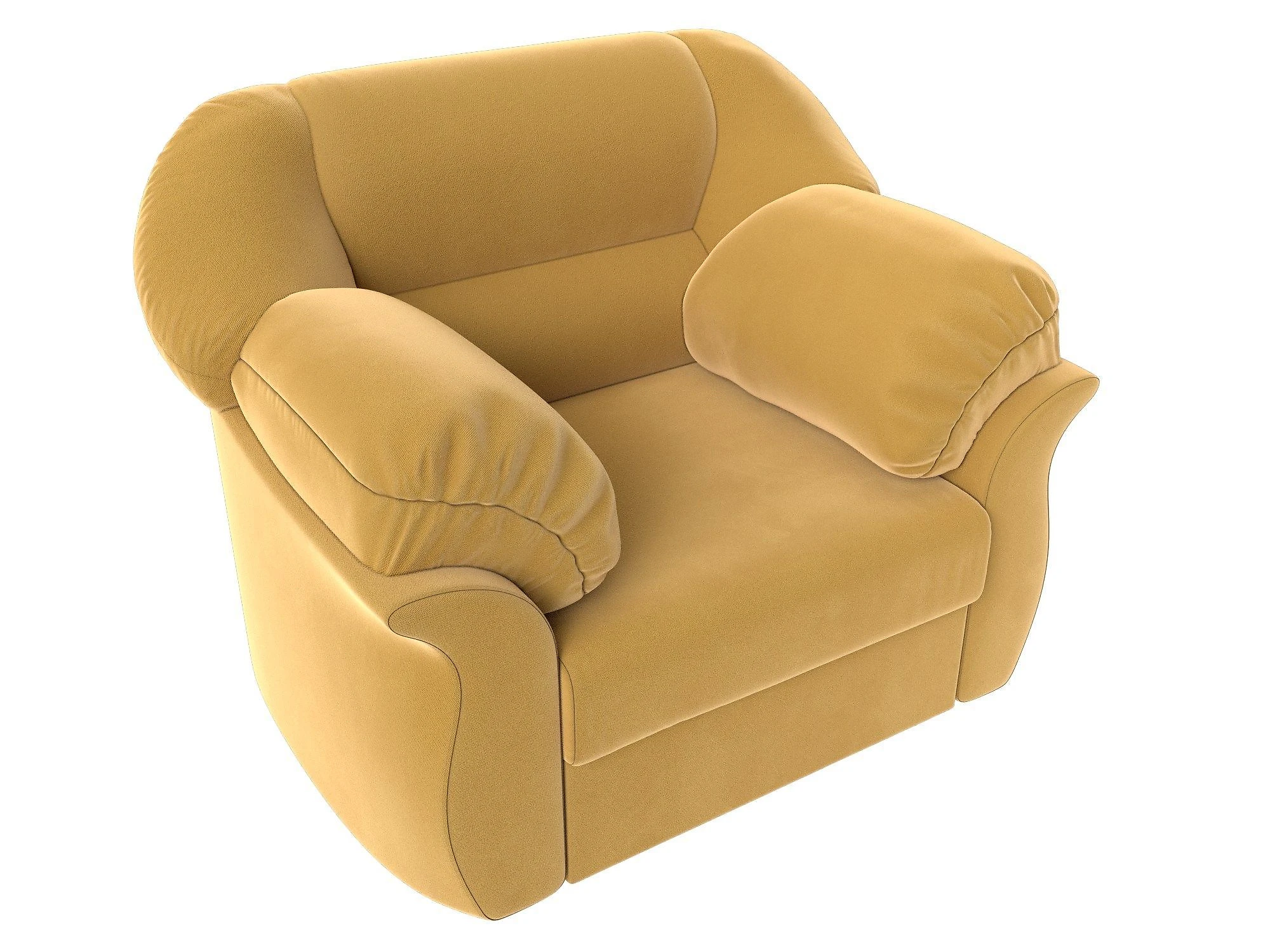 кресло желтого цвета Карнелла Дизайн 3
