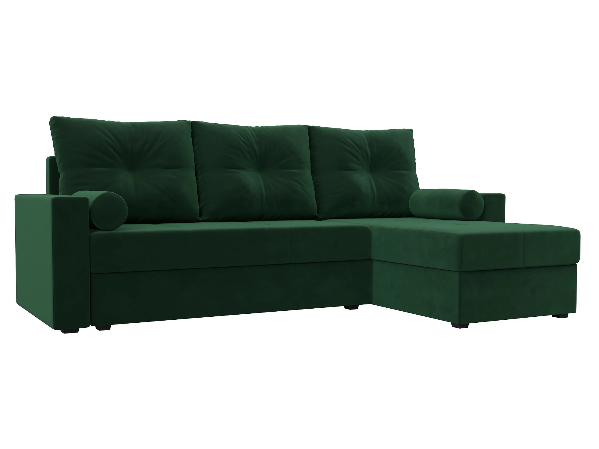 Угловой диван из велюра Верона Лайт Плюш Дизайн 4