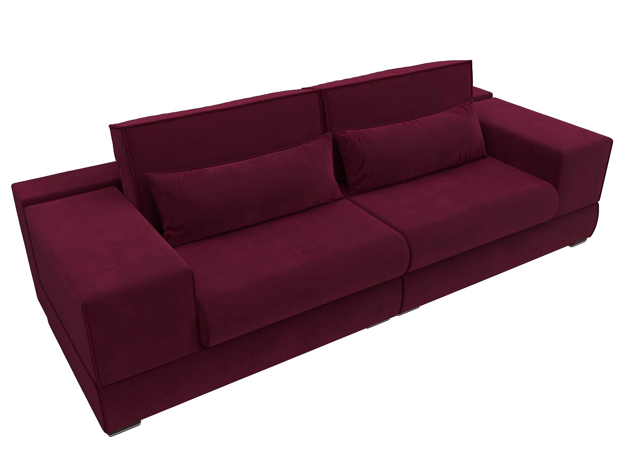 Красный диван Лига-037 Дизайн 3