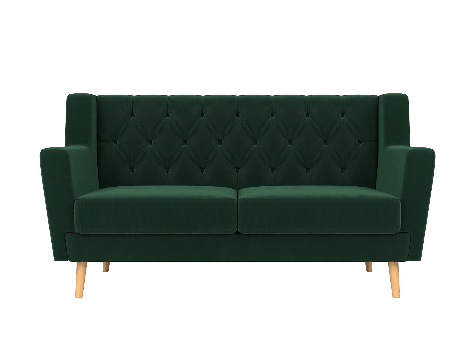 диван зеленый Брайтон Плюш Дизайн 4
