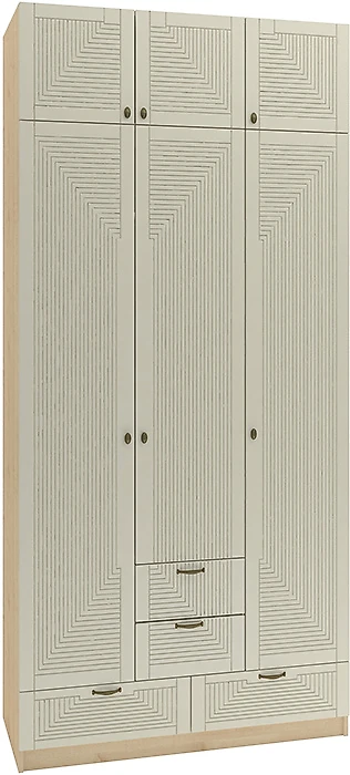 Шкаф распашной дуб сонома Фараон Т-18 Дизайн-1