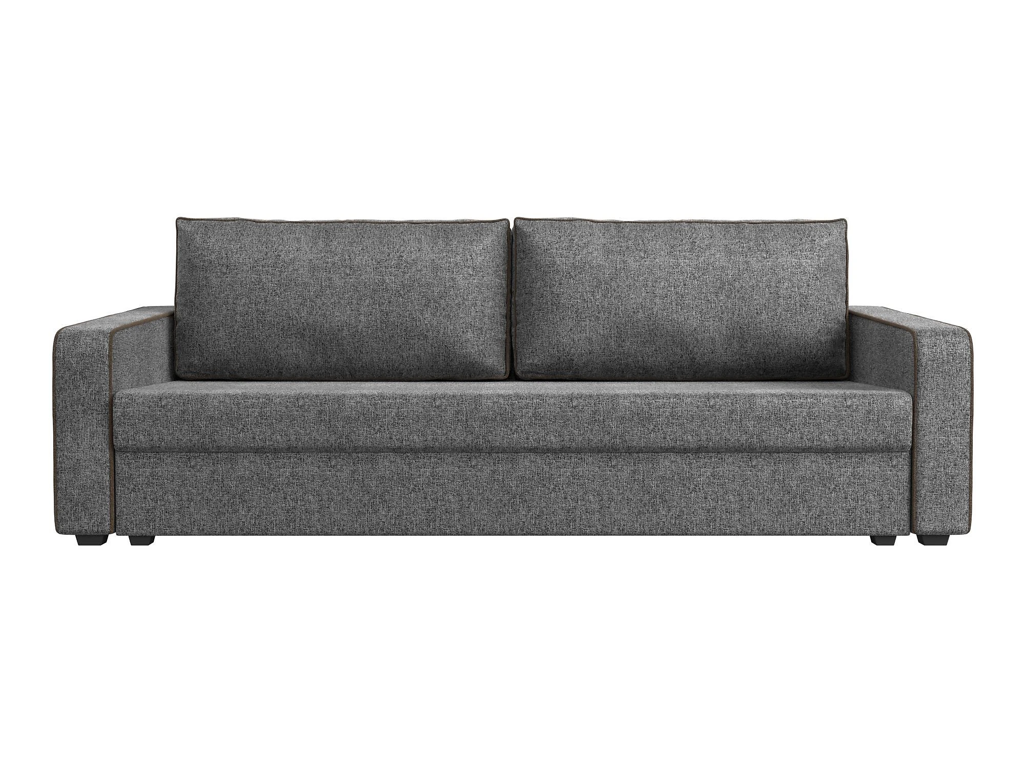 Прямой диван серого цвета Лига-009 Кантри Дизайн 7